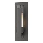 Vertical Bar Fluted Outdoor Wall Sconce - Coastal Oil Rubbed Bronze / Clear