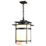 Banded Outdoor Pendant - Coastal Oil Rubbed Bronze / Opal