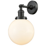 Beacon 203 Wall Sconce - Oil Rubbed Bronze / Matte White