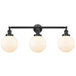 Beacon Bathroom Vanity Light - Oil Rubbed Bronze / Matte White