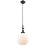 Beacon 206 Pendant - Matte Black / Matte White