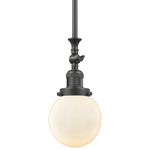 Beacon 206 Pendant - Oil Rubbed Bronze / Matte White