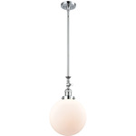 Beacon 206 Pendant - Polished Chrome / Matte White