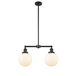 Beacon 209 Linear Pendant - Matte Black / Matte White