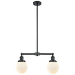 Beacon 209 Linear Pendant - Oil Rubbed Bronze / Matte White