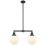 Beacon 209 Linear Pendant - Oil Rubbed Bronze / Matte White