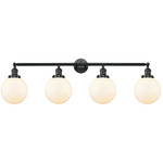 Beacon Bathroom Vanity Light - Matte Black / Matte White