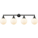 Beacon Bathroom Vanity Light - Oil Rubbed Bronze / Matte White