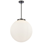 Beacon 221 Pendant - Matte Black / Matte White