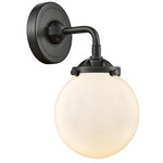 Beacon 284 Wall Sconce - Oil Rubbed Bronze / Matte White