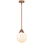 Beacon 288 Pendant - Antique Copper / Matte White