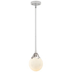 Beacon 288 Pendant - Polished Chrome / Matte White