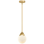 Beacon 288 Pendant - Satin Gold / Matte White