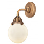 Beacon 288 Wall Sconce - Antique Copper / Matte White