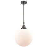 Beacon 447 Pendant - Oil Rubbed Bronze / Matte White