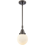 Beacon 447 Pendant - Oil Rubbed Bronze / Matte White