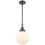 Beacon 447 Pendant - Oil Rubbed Bronze / Matte White