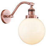 Beacon 515 Wall Sconce - Antique Copper / Matte White