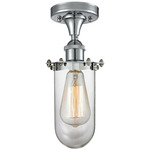 Kingsbury 516 Ceiling Light Fixture - Polished Chrome / Clear