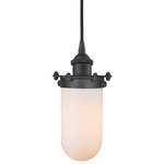 Kingsbury 516 Pendant - Matte Black / Matte White