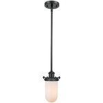 Kingsbury 516 Stem Pendant - Matte Black / Matte White
