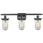 Kingsbury 516 Bathroom Vanity Light - Matte Black / Clear