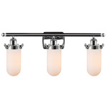 Kingsbury 516 Bathroom Vanity Light - Polished Chrome / Matte White