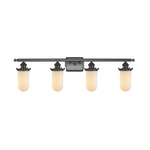 Kingsbury 516 Bathroom Vanity Light - Oil Rubbed Bronze / Matte White