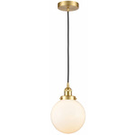 Beacon 616 Pendant - Satin Gold / Matte White