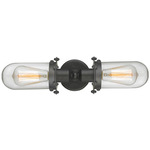 Centri 900 Clear Bathroom Vanity Light - Oil Rubbed Bronze / Clear