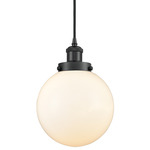 Beacon 916 Pendant - Matte Black / Matte White