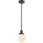 Beacon 916 Pendant - Matte Black / Matte White