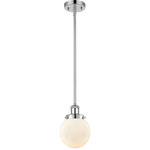 Beacon 916 Pendant - Polished Chrome / Matte White