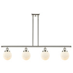 Beacon 916 Linear Pendant - Polished Nickel / Matte White