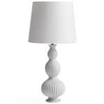 Legume Table Lamp - Matte Grey / White