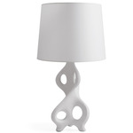 Molecule Table Lamp - White / White