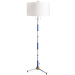 Scala Floor Lamp - Brass / Blue / White / White