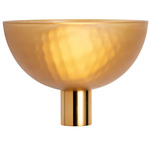 Fata Wall Sconce - Gold / Amber