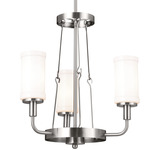 Vetivene Chandelier - Classic Pewter / Opal