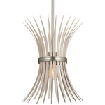 Baile Pendant - Brushed Nickel / Greige