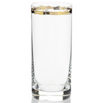 Nobodys Perfect Glass - Gold / Clear