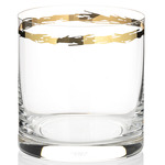 Nobodys Perfect Glass - Gold / Clear