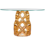 Homune Table - Light Amber / Clear