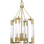 Prima Vista Pendant - Aged Brass / Clear