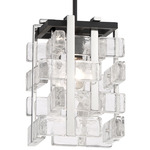 Painesdale Mini Pendant - Coal / Polished Nickel / Clear
