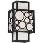 Mosaic Wall Sconce - Oil Rubbed Bronze / White Linen