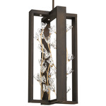 Maison Des Fleurs Foyer Pendant - Regal Bronze / Empire Gold Leaf / Clear