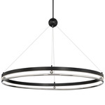 Grande Illusion Pendant - Coal / Polished Nickel