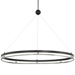 Grande Illusion Pendant - Coal / Polished Nickel