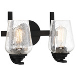 Shyloh Bathroom Vanity Light - Coal / Clear Seeded